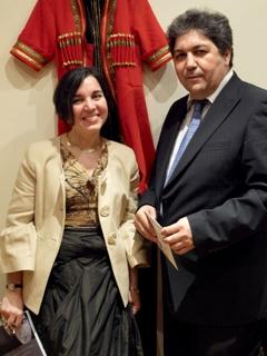 Ziba Norman with Annakuly Nurmammedov, author and scholar, former Ambassador of Turkmenistan to the Republic of Turkey.