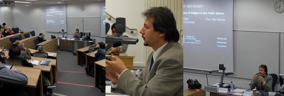 Ilhan Uzgel's lecture, 9 June 2009
